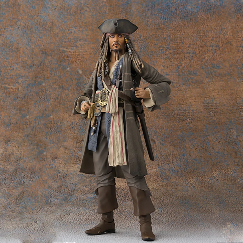 

Haocaitoy SHF S.H.Figuarts Comics Anime Jack Sparrow Pirates of the Caribbean: Dead Men Tell No Tales/Salazar's Revenge PVC