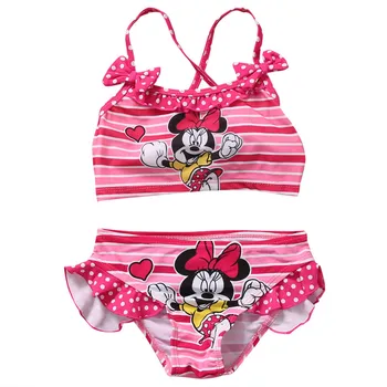 

2019 Hot Toddler Kids Swimsuit Baby Girls 2pcs Tankini Bikini Set Swimwear Swimsuit Bathing Suit Beachwear