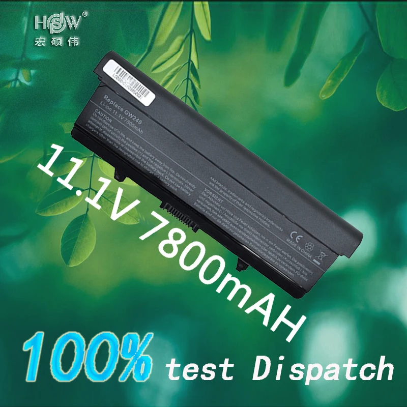 

7800Mah laptop battery For DELL Inspiron 1525 1526 1545 1546 1440 1750 0CR693 0GW240 0GW241 0GW252 0HP277 0UK716 0WK371 WK371