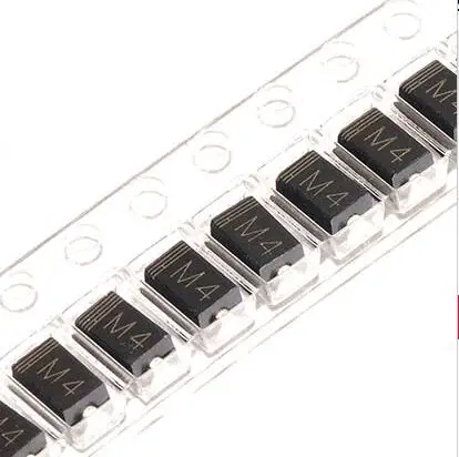 200 шт./лот 1N4004 M4 SMD 1A 400V SMA IC лучшее качество | Электронные компоненты и