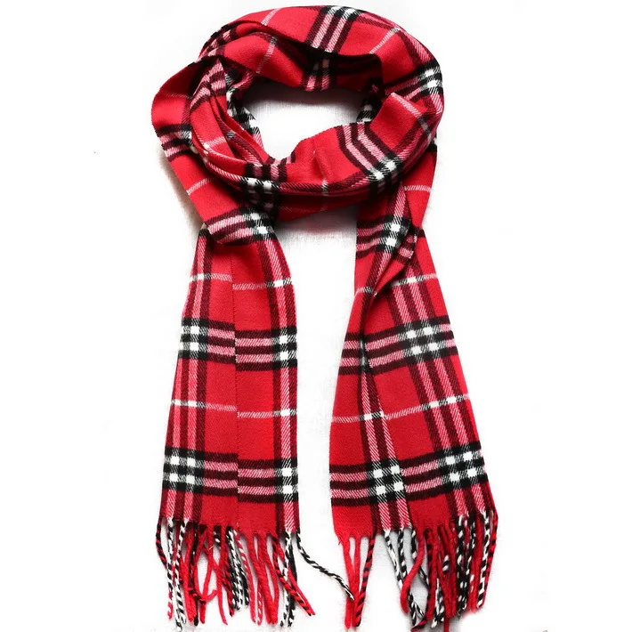 2014 Womens Mens Girls Fashion Designer Cotton Long Red Scarves Winter