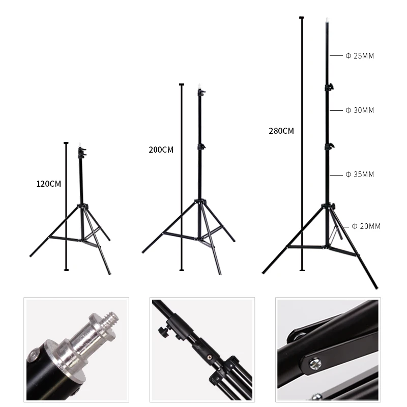 280 см/9ft Heavy Duty Свет Стенд для легких ТВ станции фотостудия штативы