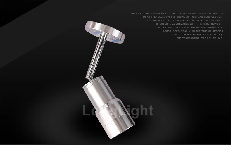 Мини zoomable Светодиодный точечный светильник Cob Cree чип светодиодный 3 Вт 6 220V 3000K 4000K
