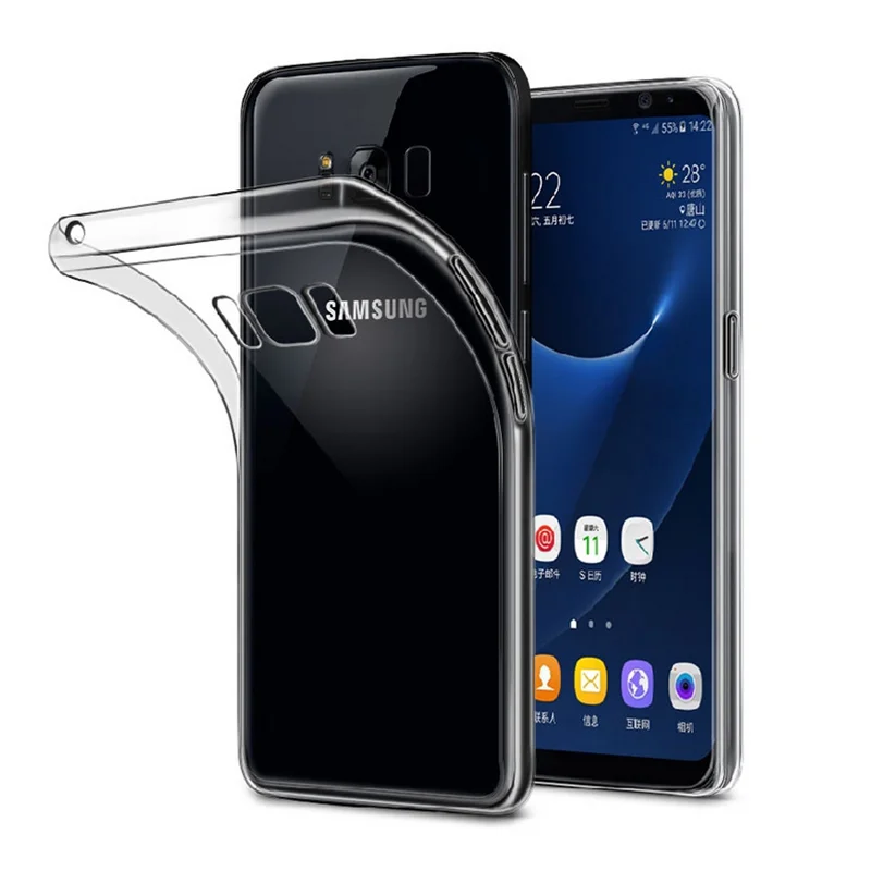 

Transparent TPU Case For Samsung Galaxy a8 a7 a5 2018 S8 S9 Plus S7 edge Note 8 9 J5 2016 Cover For iPhone X 6 6s 7 8 Plus 5s 4S
