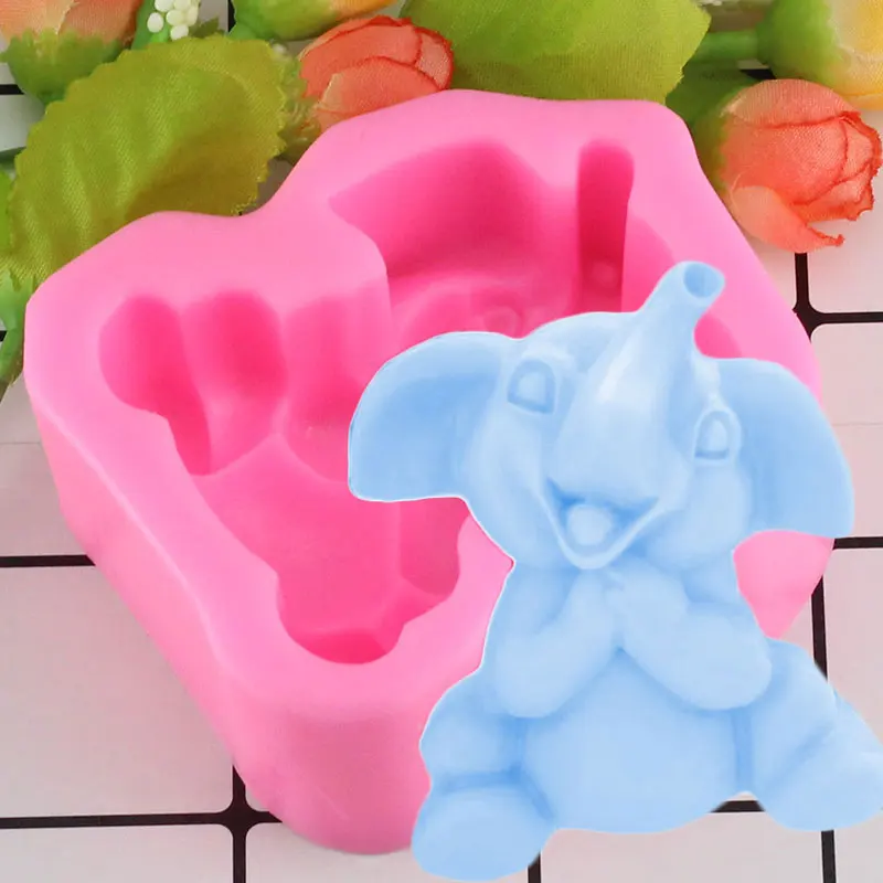 

Elephant Mould Craft Art Silicone Soap Mold Craft Molds DIY Handmade Candle Molds