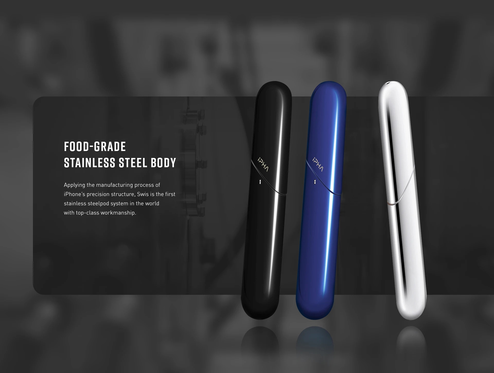 IPHA Swis Stainless Steel Pod Kit 300mAh