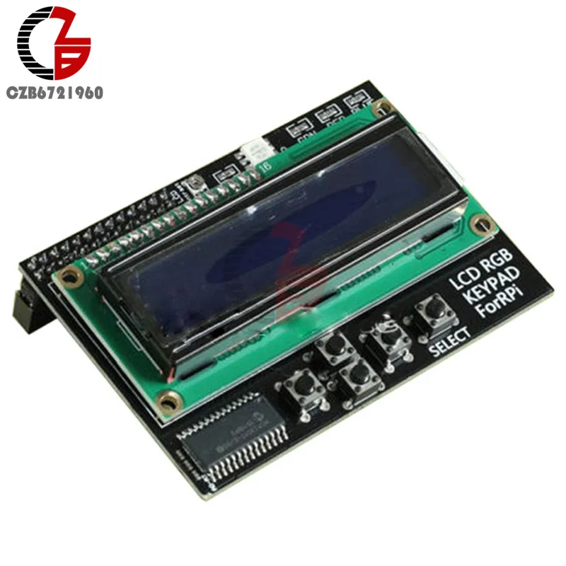 I2C IIC 16x2 ЖК дисплей RGB клавиатура Щит 1602 Синяя подсветка для Raspberry Pi B +/B|rgb 2|backlight