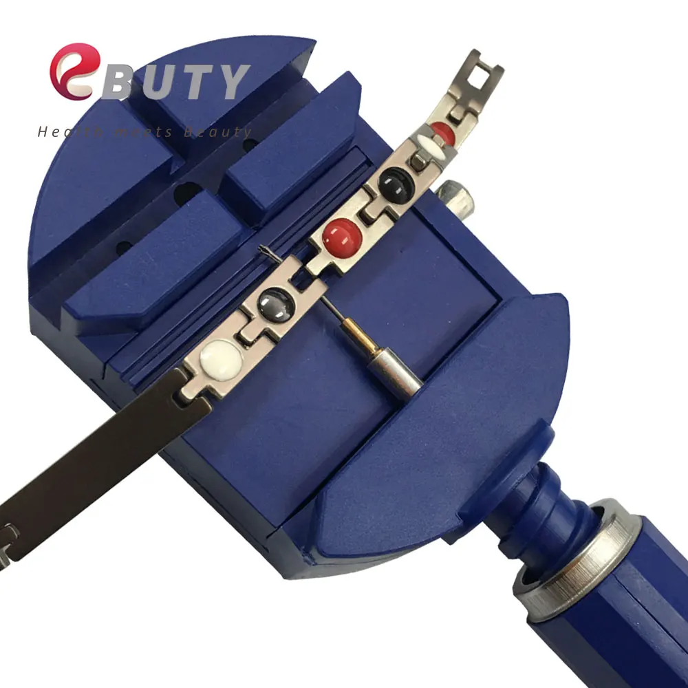 

EBUTY Bracelet Link Pin Remover Strap Adjuster Opener Repair Bracelet Length Adjuster Tool Herramientas Blue Color