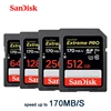 SanDisk – carte SD Extreme Pro, 32 go/64 go/170 go/128 go, SDHC/SDXC, 256 mo/s, UHD, appareil photo 4K, C10, U3, V30, UHS-I, nouveauté ► Photo 1/6
