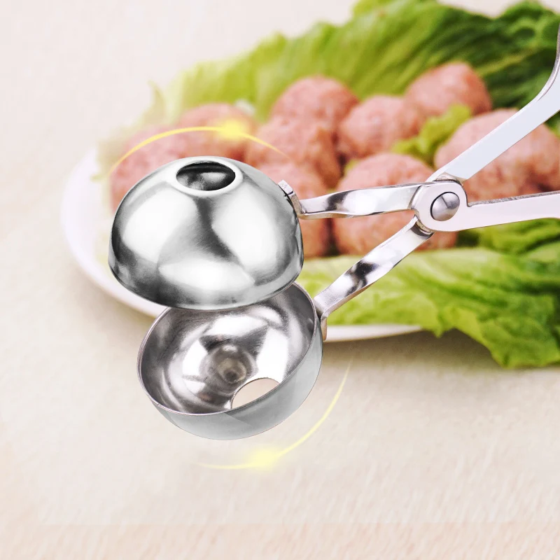 Meatball зажим из нержавеющей стали щипцы для птицы Кухонные гаджеты формы мясных