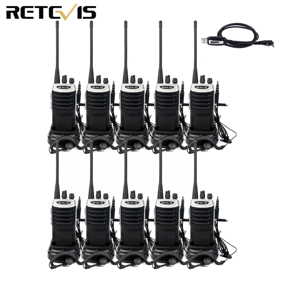 Рация Retevis RT7 10 шт. 5 Вт УВЧ 400 470 МГц|ham radio hf transceiver|radio transceiverhf transceiver |