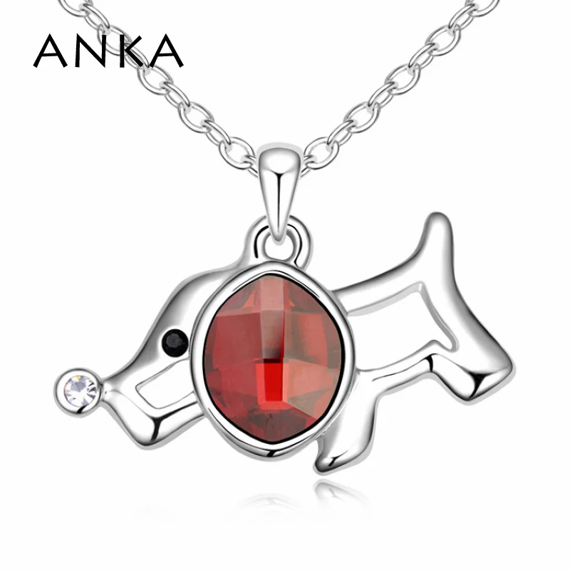 

Fine Jewelry Pendant Necklace Rushed Collares 2018 New Arrival Dog Crystal Crystals from Austria #102292