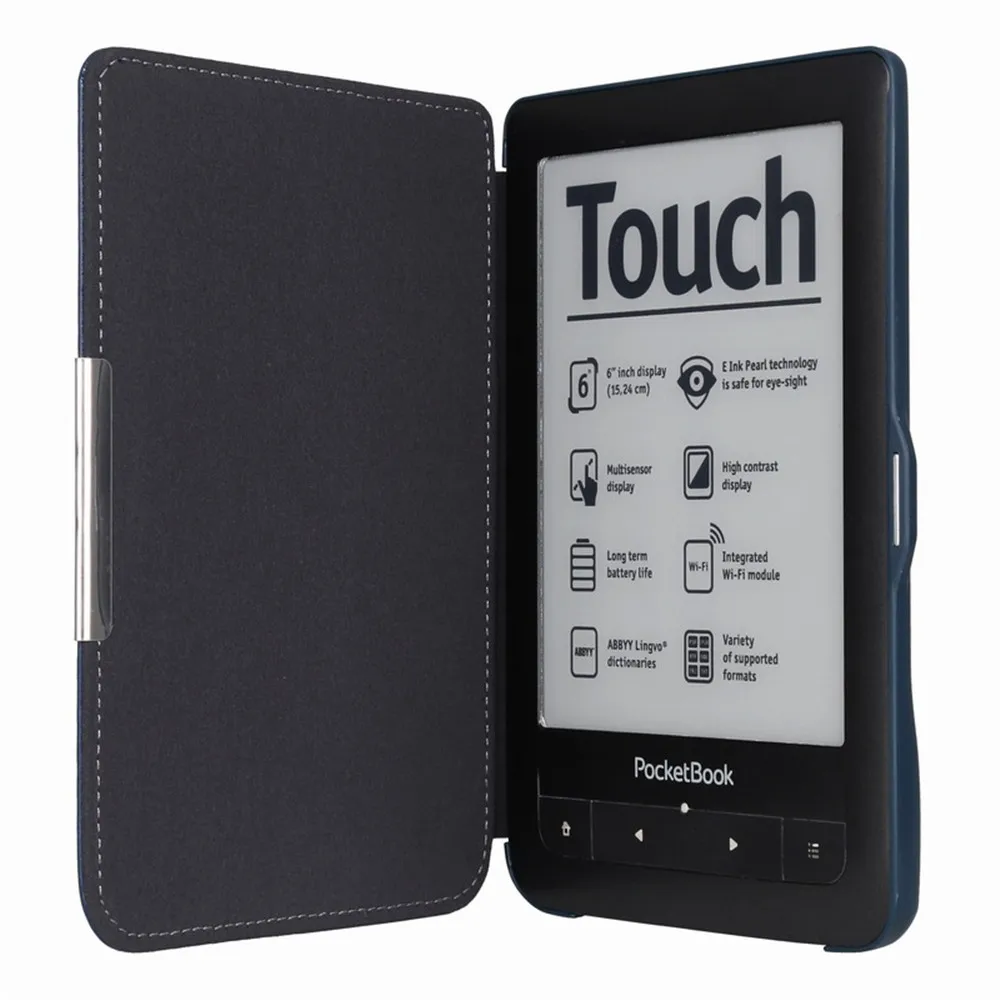 Чехол-книжка с бумажником Touch Lux2 и Откидывающейся Крышкой Pocketbook 623 622 чехол для электронной книги