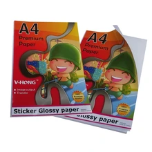 Полный лист 8," x 11" стикер бумажные наклейки ярлыки Глянцевая водостойкая для лазерного или струйного принтера