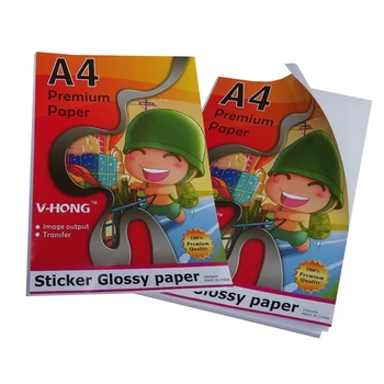 

A4paper Full Sheet 8.5x 11.7 inch Shipping Sticker Paper Adhesive Labels Glossy Water Resistant for Laser and InkJet Printer