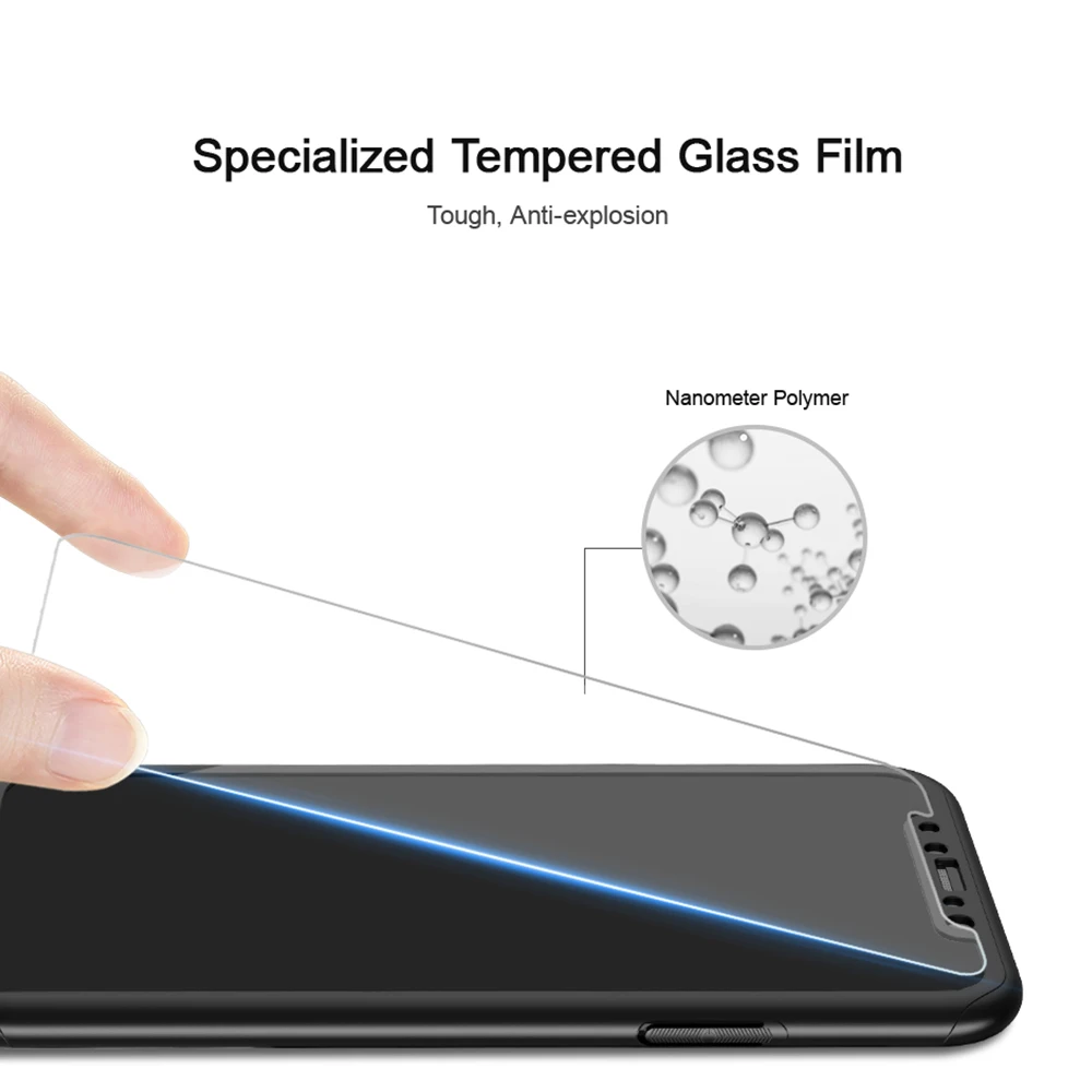 FLOVEME 360 полный защитный чехол для телефона iPhone 5S 6 6s Plus 7 8 ударопрочный Жесткий ПК Xr