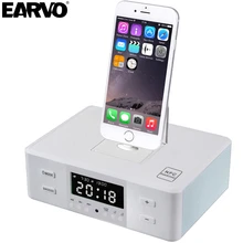 Multifunctional Gadget Portable Alarm Clock NFC FM Radio Charger Dock Phone Station Speaker for iPod iPhone 5 6 7 SE Mp3 Player