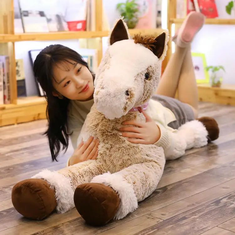 90cm/120cm NEW Plush Horse Toy big size 