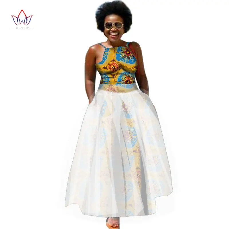 Плюс Размеры летние платья женские Традиционные Африканские модные Костюмы Африка Воск Дашики длинное хлопковое длинное платье 7XL WY1440
