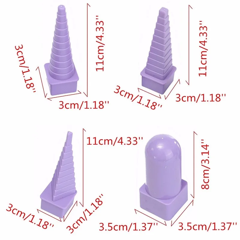 Высокое качество 4 шт. Бумага Рюш границы набор Квиллинг инструмент башня Cardmaking Бумага плесень комплект ручной DIY Бумага Craft Инструменты