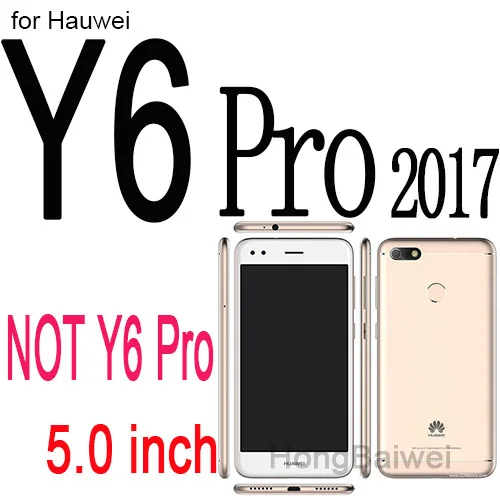 Кожаный чехол с откидной крышкой для Huawei P Smart/Honor 8X 6A 6C 6X 7A 7X 7C Pro 8 9 5A P9 P8 lite mini P10 20 Y5 Y6 Y7 Prime чехол - Цвет: For Y6 Pro 2017