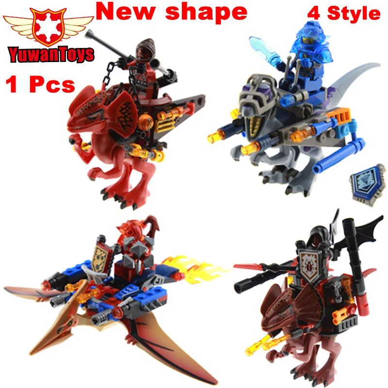 

1Pcs Nexus Knights Combination ULTIMATE Clay Macy Beast Master Lavaria Building Blocks Toys mini Compatible SY716