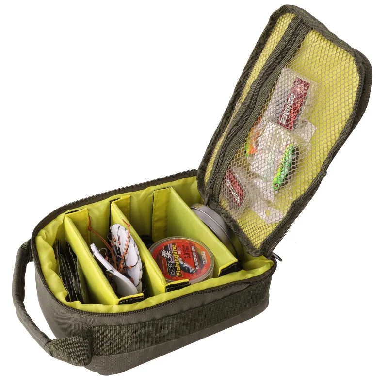 Outdoor Army Green 600D Oxford Bag Multifunctional Fishing Line Reel Lure Hook Storage Handbag Fishing Tackle Fish Bag Outdoor Army Green 600D Oxford Bag Multifunctional Fishing Line Reel Lure Hook Storage Handbag Fishing Tackle Fish Bag