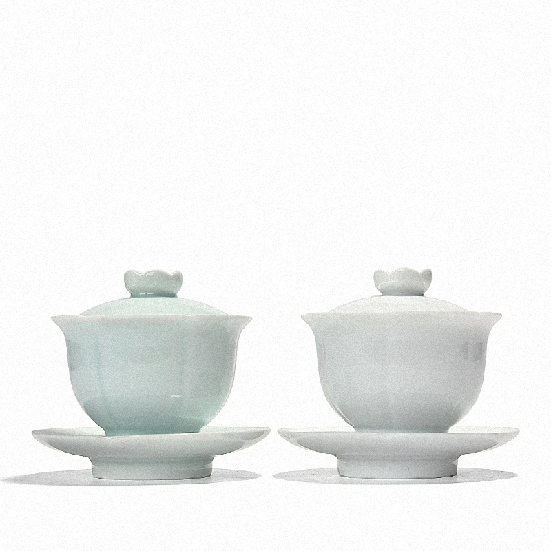 

2017 New Arrivals Chinese Celadon Gaiwan Vintage White Porcelain Tea Pots High Quality Chinese Kung Fu Tea Set Cup And Saucer