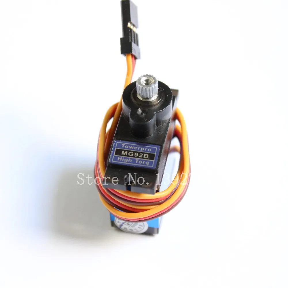 2шт Подлинная TowerPro Servo MG92B цифровая полная металлическая Шестерня 3,5 кг/см крутящий момент для RC модели RC части самолета 450 RC вертолет