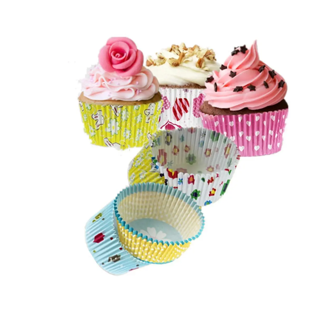 Boutique 100Pcs Paper Cake Cup Cupcake Cases Liners Muffin Kitchen