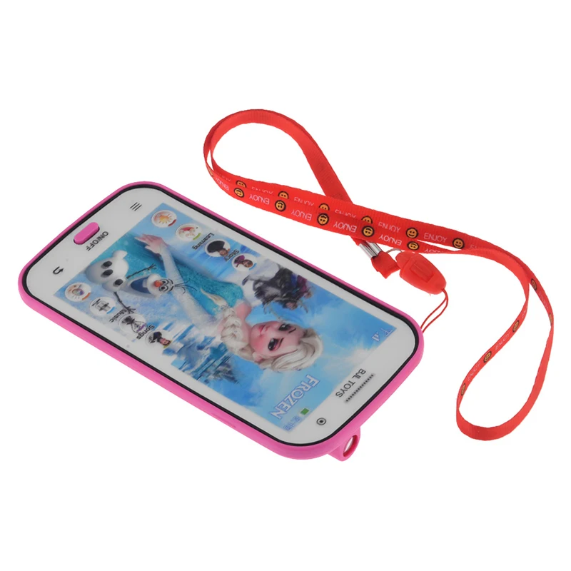 1 Pcs Snow Queen Toy Phone Talking Princess Anna Elsa Phone Mobile Learning Education Baby Mobilephone