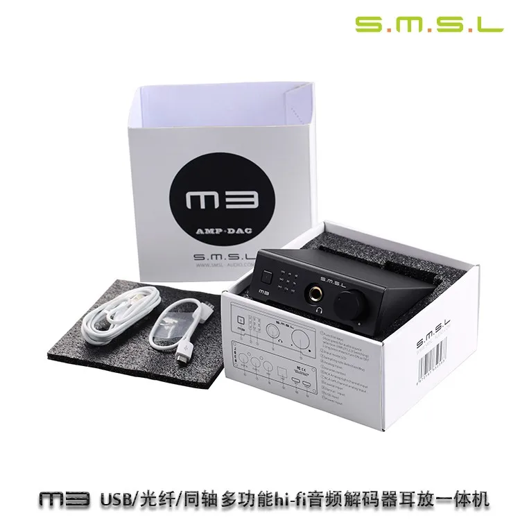 SMSL M3 DAC усилитель для наушников усилитель CS4398 OTG/PC USB/оптический/коаксиальный все-в-одном Hifi 24 бит 96 кГц USB Hd для Hifi аудио декодера