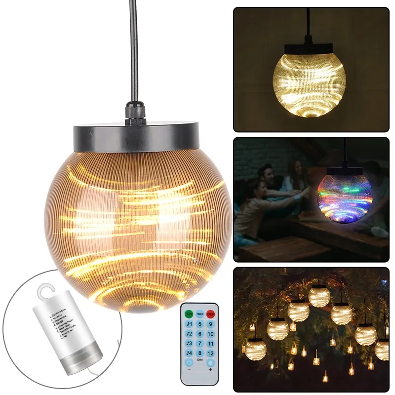 Инновационный светодиодный светильник из медной проволоки с изображением дерева, Шариковая лампа с вертикальным узором, лампа для