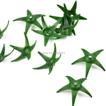 Frete grátis plástico sepal para flores artificiais tecido diy rosa chá bud flores acessórios 100 pçs/lote