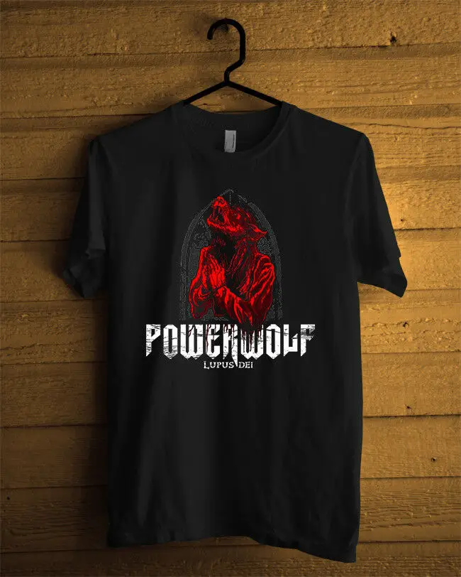 Футболка Powerwolf Lupus Dei мужская с обложкой альбома дизайнерская тенниска на заказ