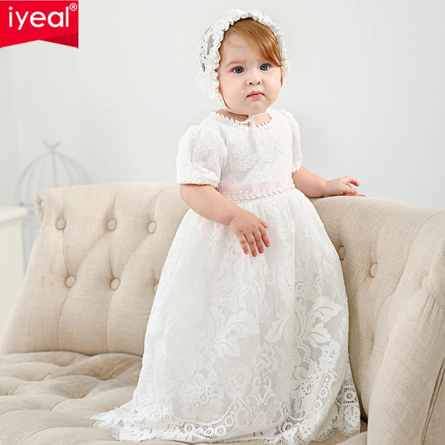 Christening Clothes Babies Girls  Dresses Christenings Baby Girl - Lace  Girl Dress - Aliexpress