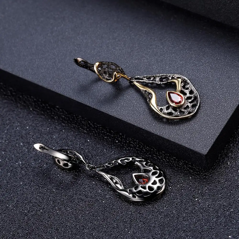 GEM'S BALLET 1.26Ct натуральный родолит Гранат 925 серебро оригинальный ручной работы