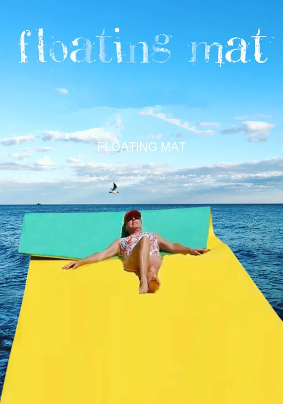 

Watersport Water Floating XPE Foam Rubber Pad Mat For 1-2 Adults 270*90*3.5cm FT90
