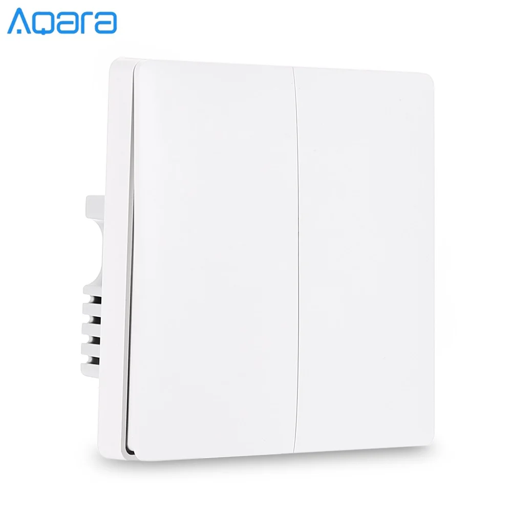 

Xiaomi Aqara Wall Switch Smart Light Control ZigBee Version Wireless Connection Single Key Control APP Remote Smart Home Kit