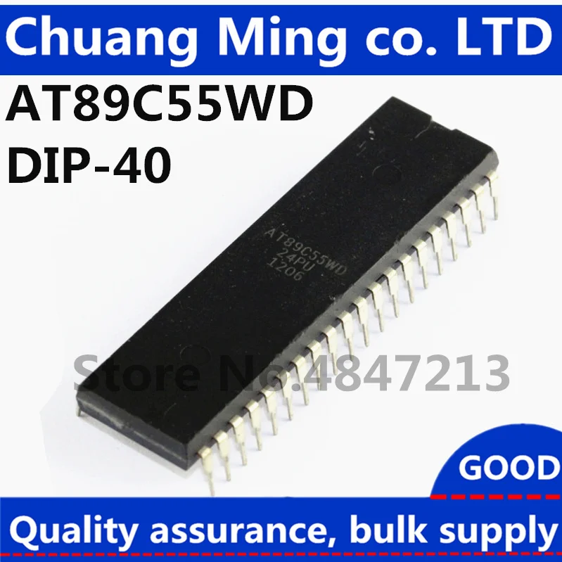 

Free Shipping 10pcs/lots AT89C55WD-24PU AT89C55WD-24PI AT89C55WD AT89C55 DIP-40 IC In stock!