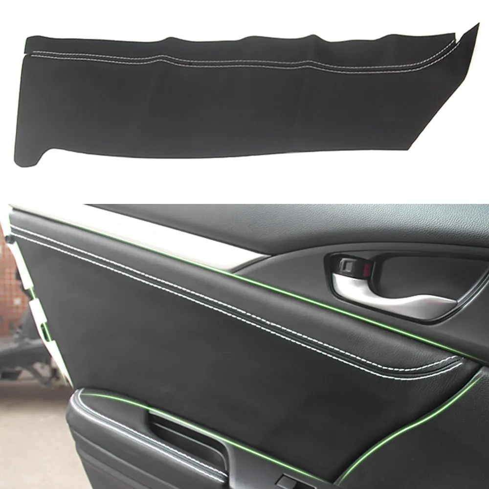 For Honda Civic Sedan 10th 2016 2017 Car Interior PU Leather 4Pcs Door