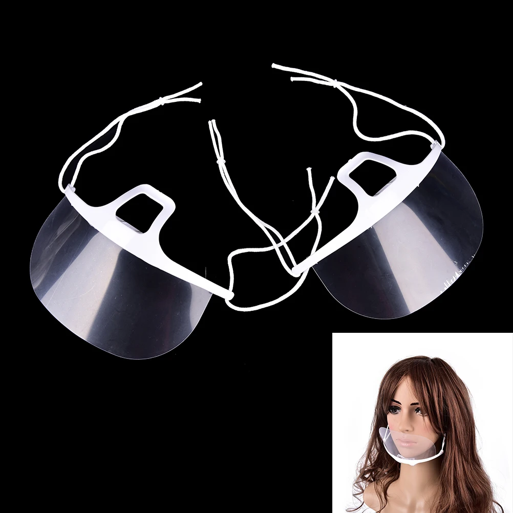 

10Pcs Environmental Tattoo Transparent Plastic Face Mask for Tattoo Cleaning Supplies Permanent Makeup accessoire