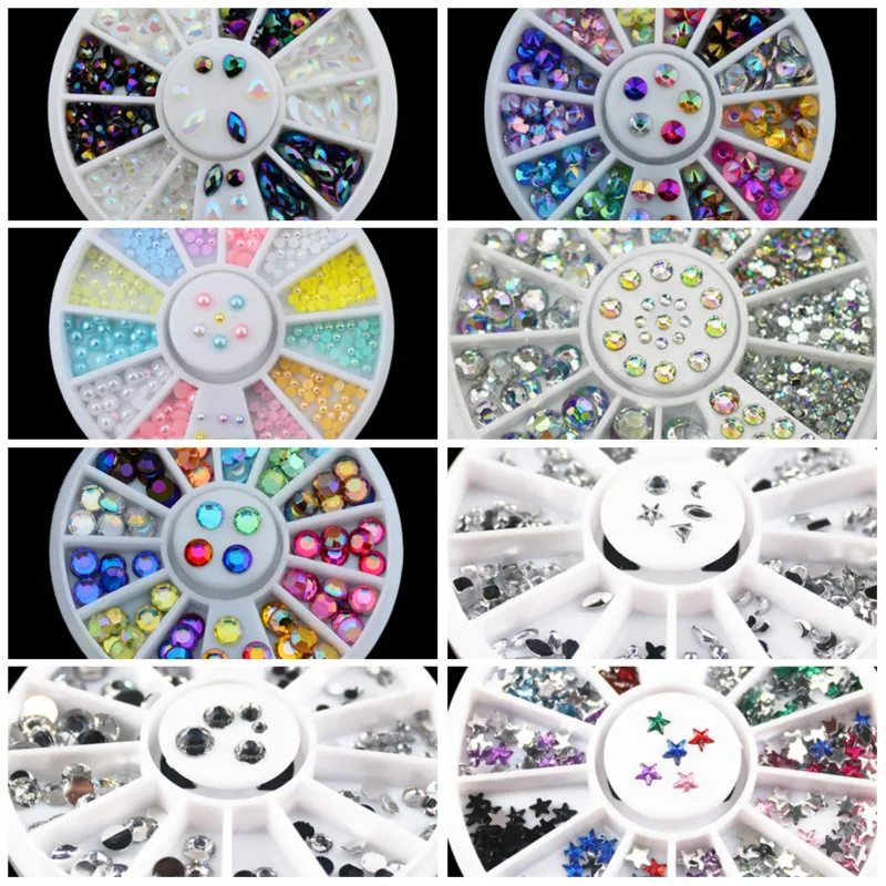 2018 Новая Вращающаяся сетка круглые ультратонкие блестки Красочные Блестки для