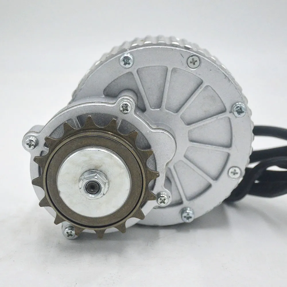 Excellent 24V 36V 450W brush motor for change bike into electric bike DIY motor kit 2