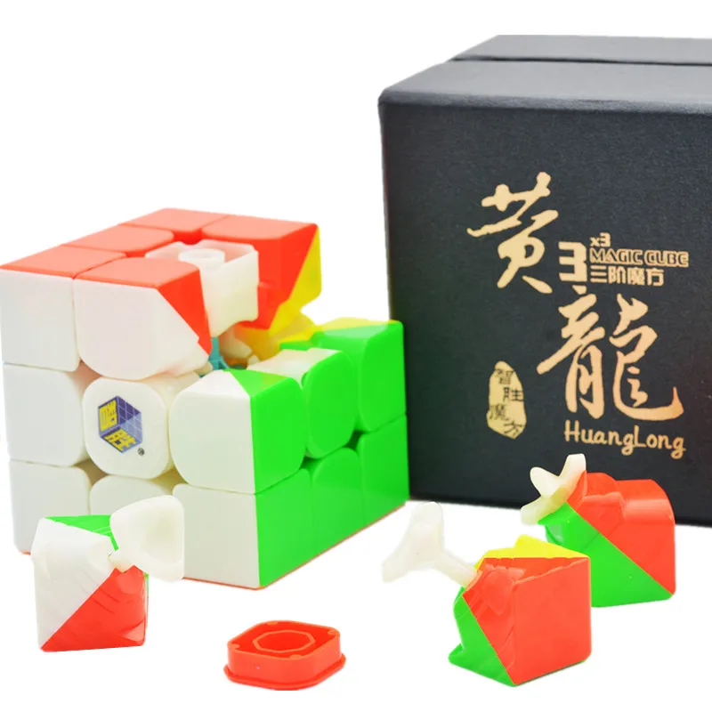 

Yuxin Huanglong 3x3 Speed Cube 3x3x3 Smooth Twist Magic Cube Stickerless Puzzle cube Educational Kids Toys Xmas Gift