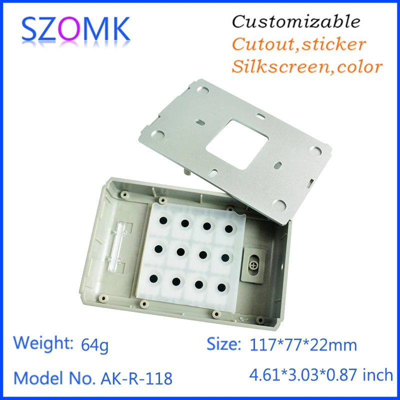 1 шт. пластиковый корпус для RFID сигнализации 117 х77х22 мм|box for|box for electronicbox plastic |