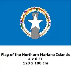 Северные Марианские острова флаг 4X6FT полиэстер США Американский США флаги и баннеры для украшения дома