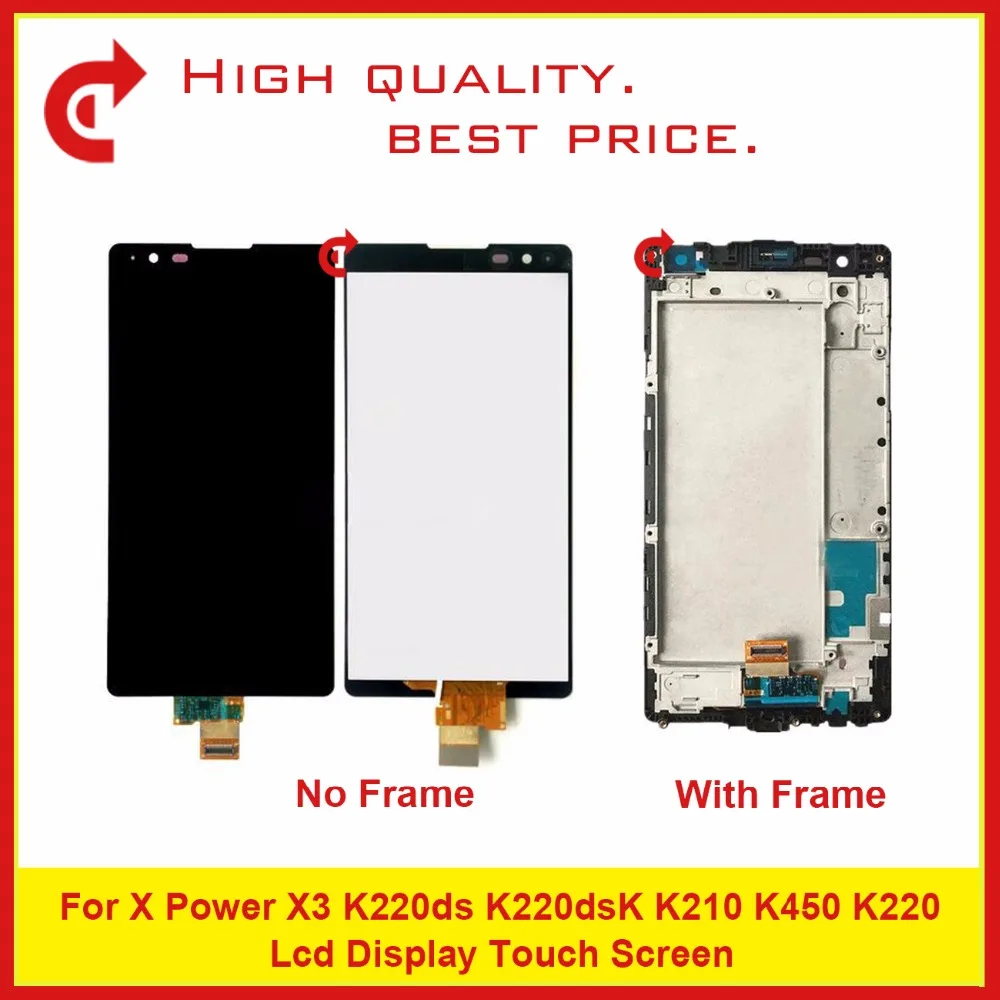

High Quality 5.3" For LG X Power X3 K220 K220ds K220dsK K210 K450 LCD Display With Touch Screen Digitizer Sensor Panel