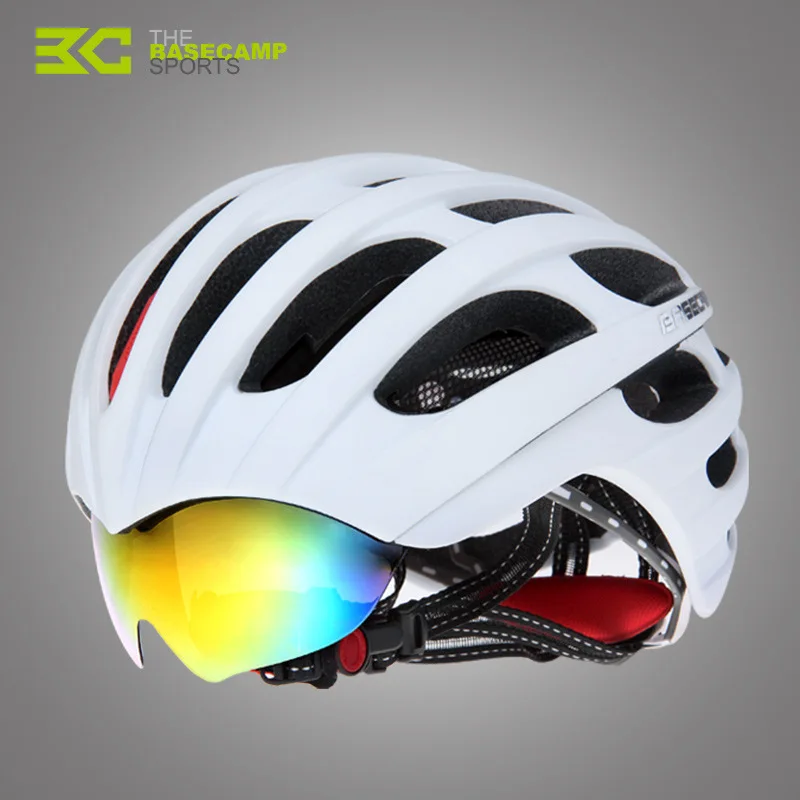 

Basecamp 2017 Casco Ciclismo Goggles Cycling Helmet 265g Super Light Mtb Cycling Helmets Insect Net Bike Bicycle Ultralight Kask