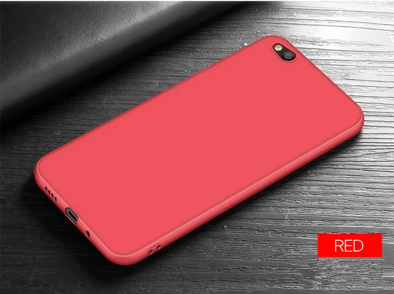 Мягкий ТПУ чехол для телефона для Xiao mi 6 mi 5 5S 5S Plus ультратонкий защитный чехол для Xiao mi 5 5S 5splus силиконовый чехол для телефона - Цвет: Red